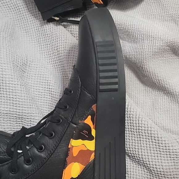 Puma × A Bathing Ape leather Hi-tops ULTRA RARE  factory samples M sz9 main image 5